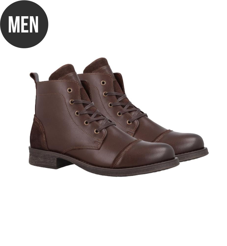 Bottines chelsea en cuir - Marron clair
