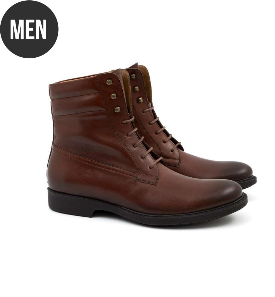 Bottes en Cuir - Marron clair