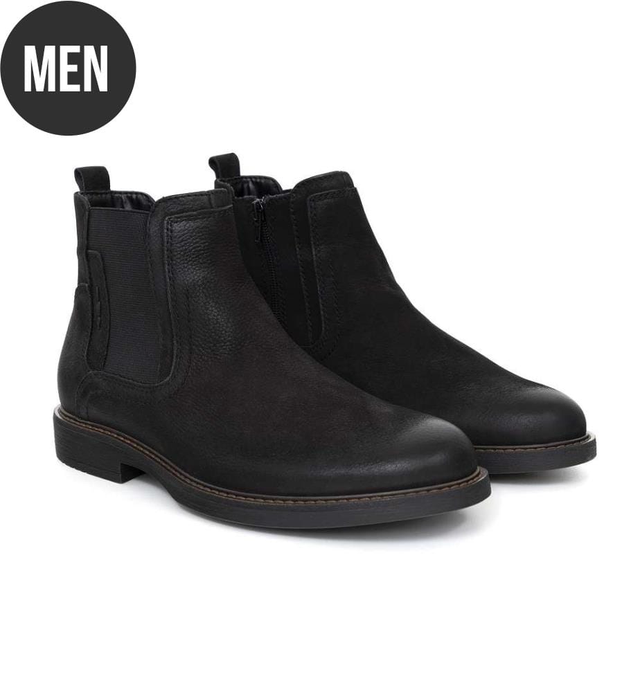 Bottes Chelsea en cuir - Noir