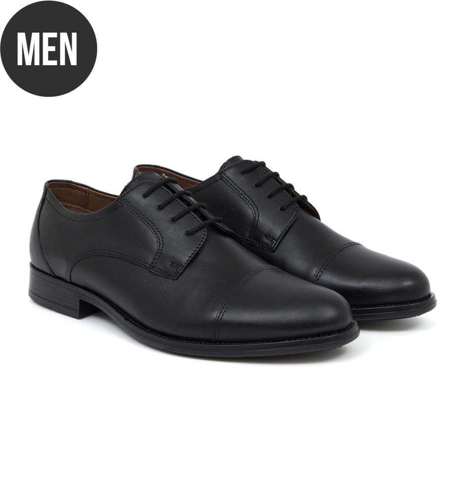 Derby en cuir - Noir