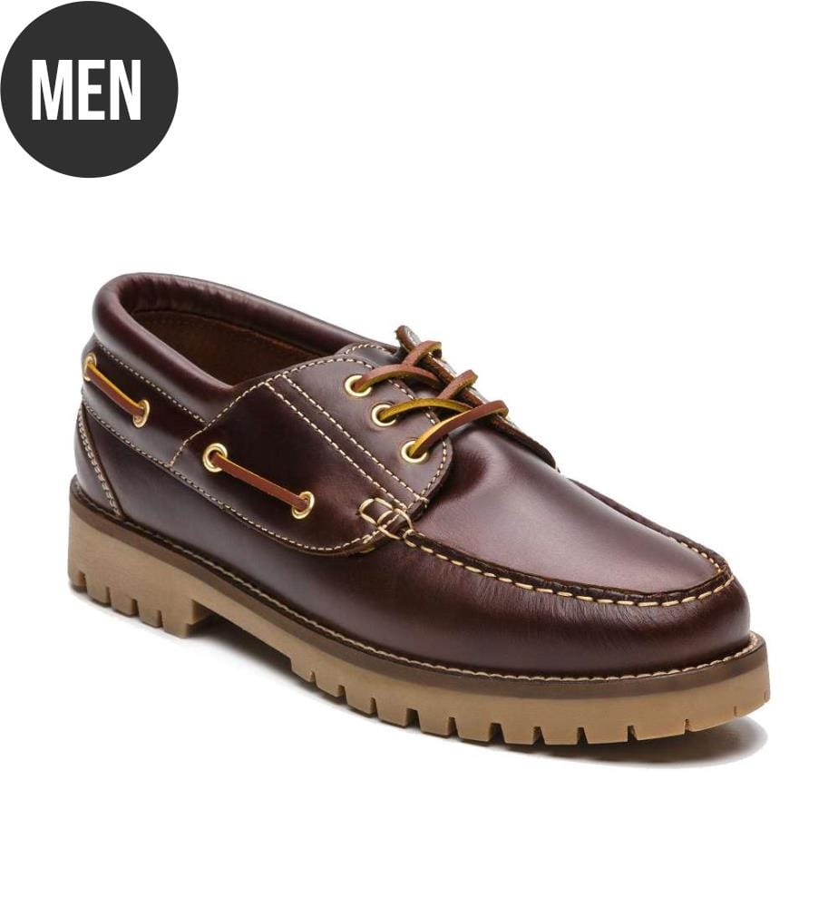 Bootsschuhe aus Leder - Hellbraun