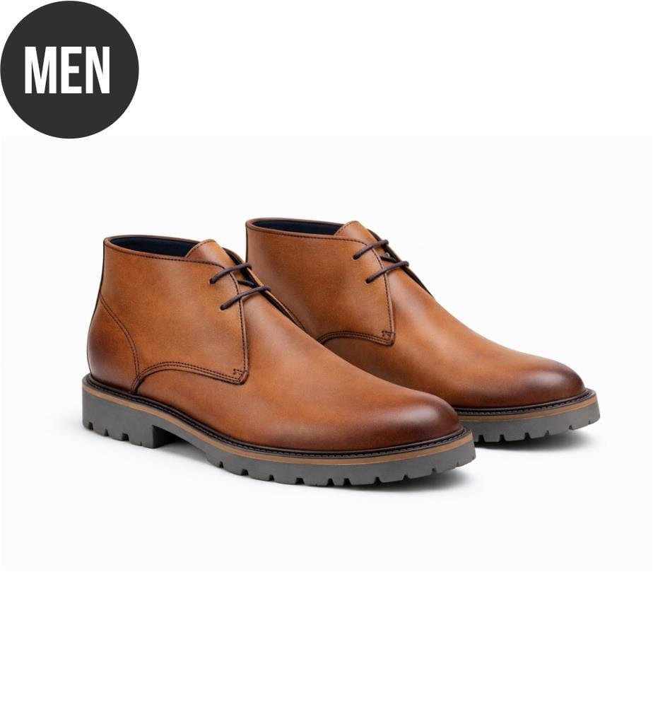 Bottes en cuir noir
