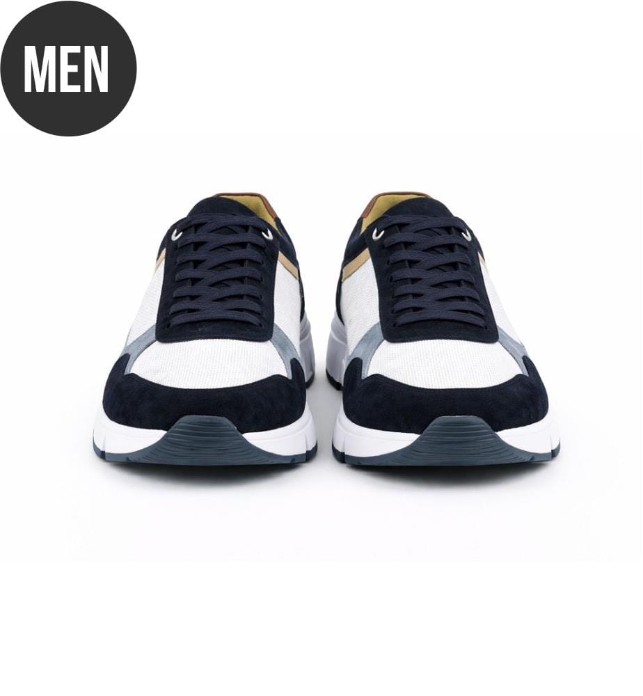 Baskets en daim - Bleu