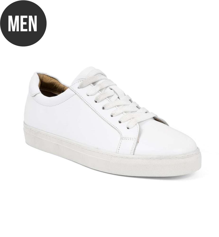 Baskets en cuir - Blanc