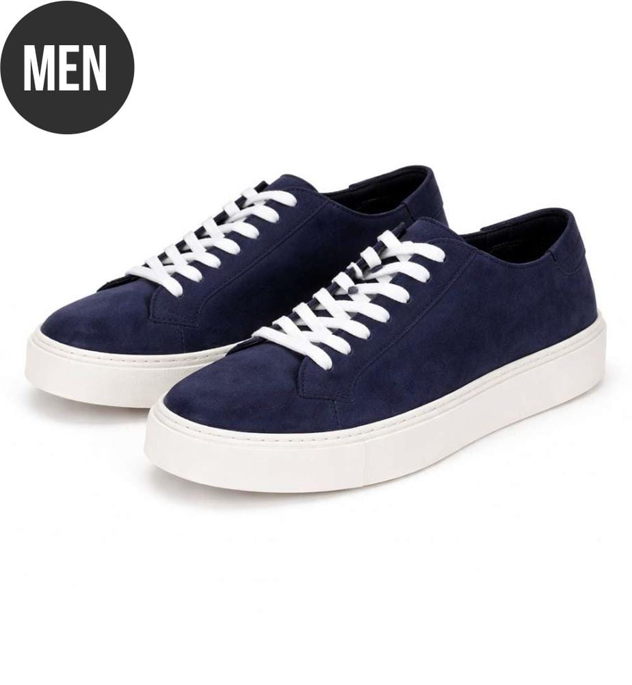 Baskets en daim - Bleu