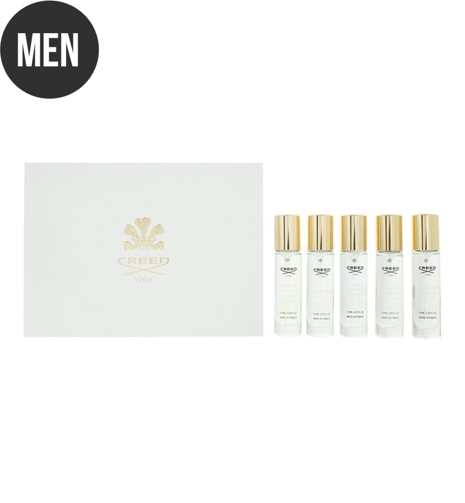 5 Piece Set Aventus Eau de Parfum -Green Irish Tweed Eau de Parfum - Silver Mountain Water Eau de Parfum - Aventus Cologne - 5 x 10 ml