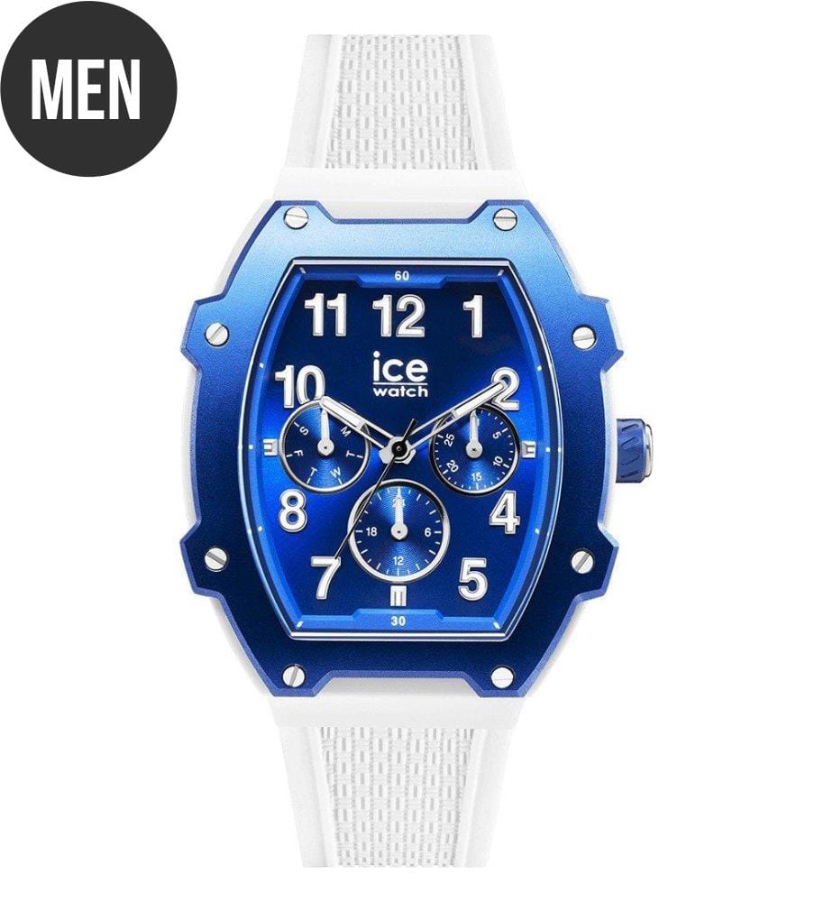 Montre à Quartz Silicone Blanc - 40 mm