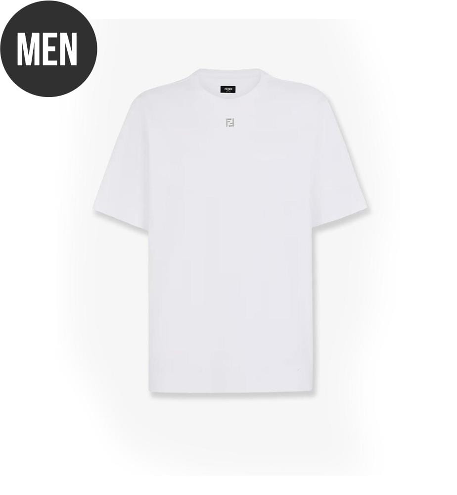 Baumwoll-T-Shirt – Weiss