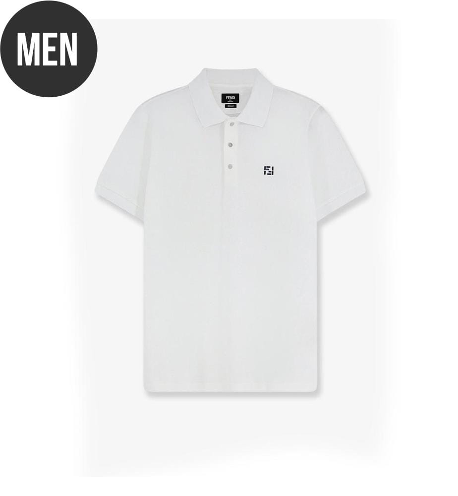Polo en coton - Blanc