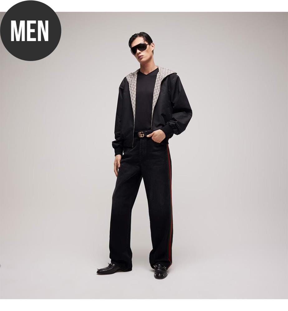 Veste réversible en toile de coton - Noir