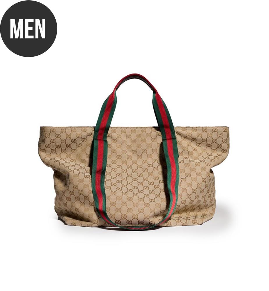 Cabas  moyen - Beige et marron foncé