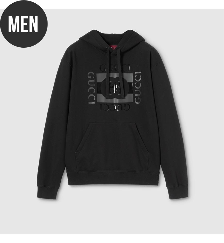 Bedrucktes Sweatshirt aus Baumwolljersey - Schwarz Mc
