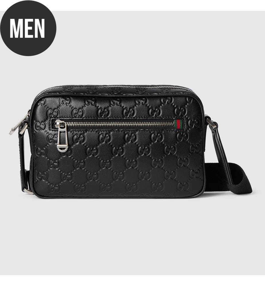 Petit sac à bandoulière Emblem - Noir