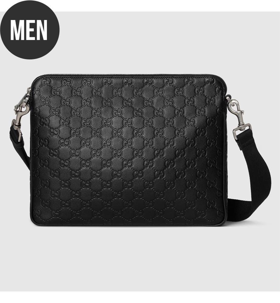Emblem Medium Sac à Bandoulière - Noir