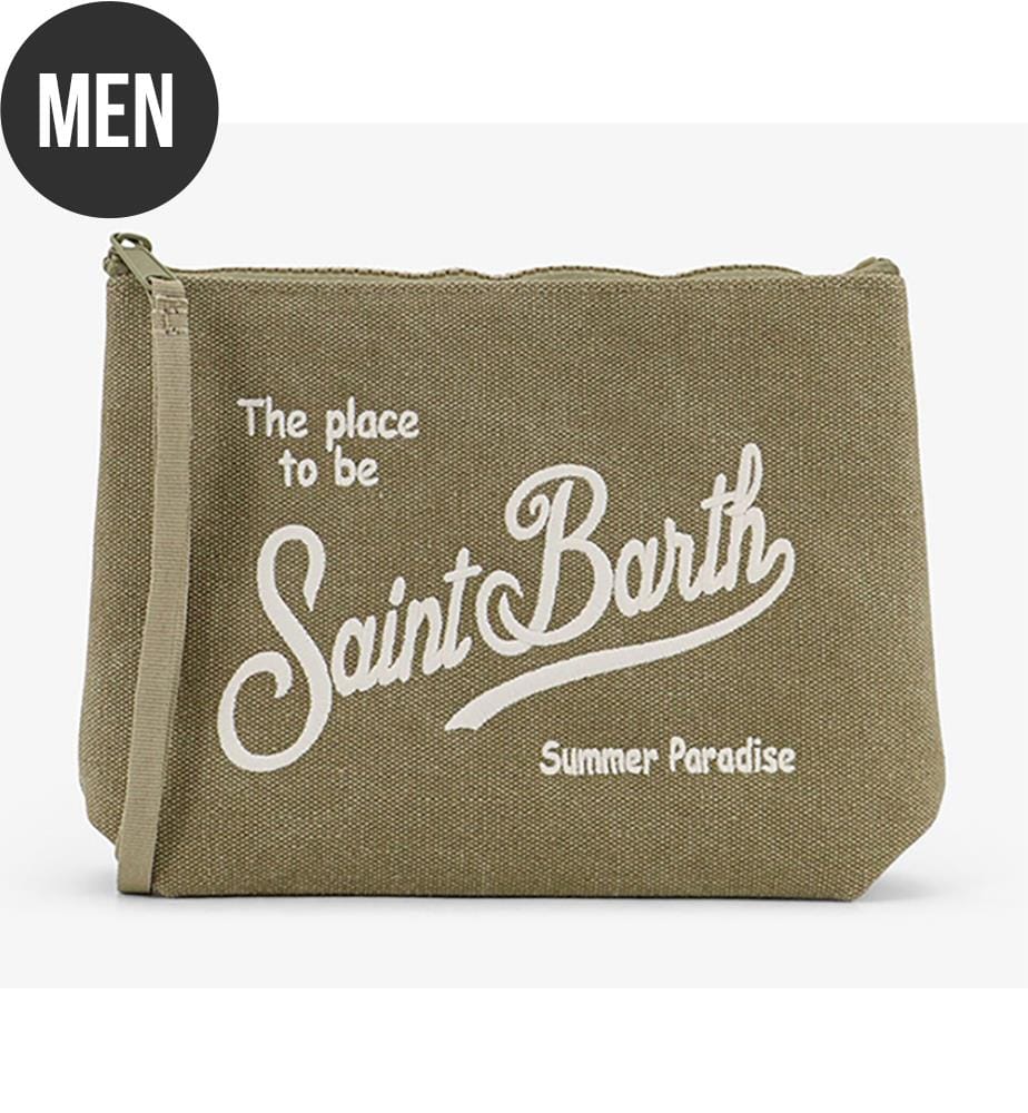 Pochette en toile Aline - Vert