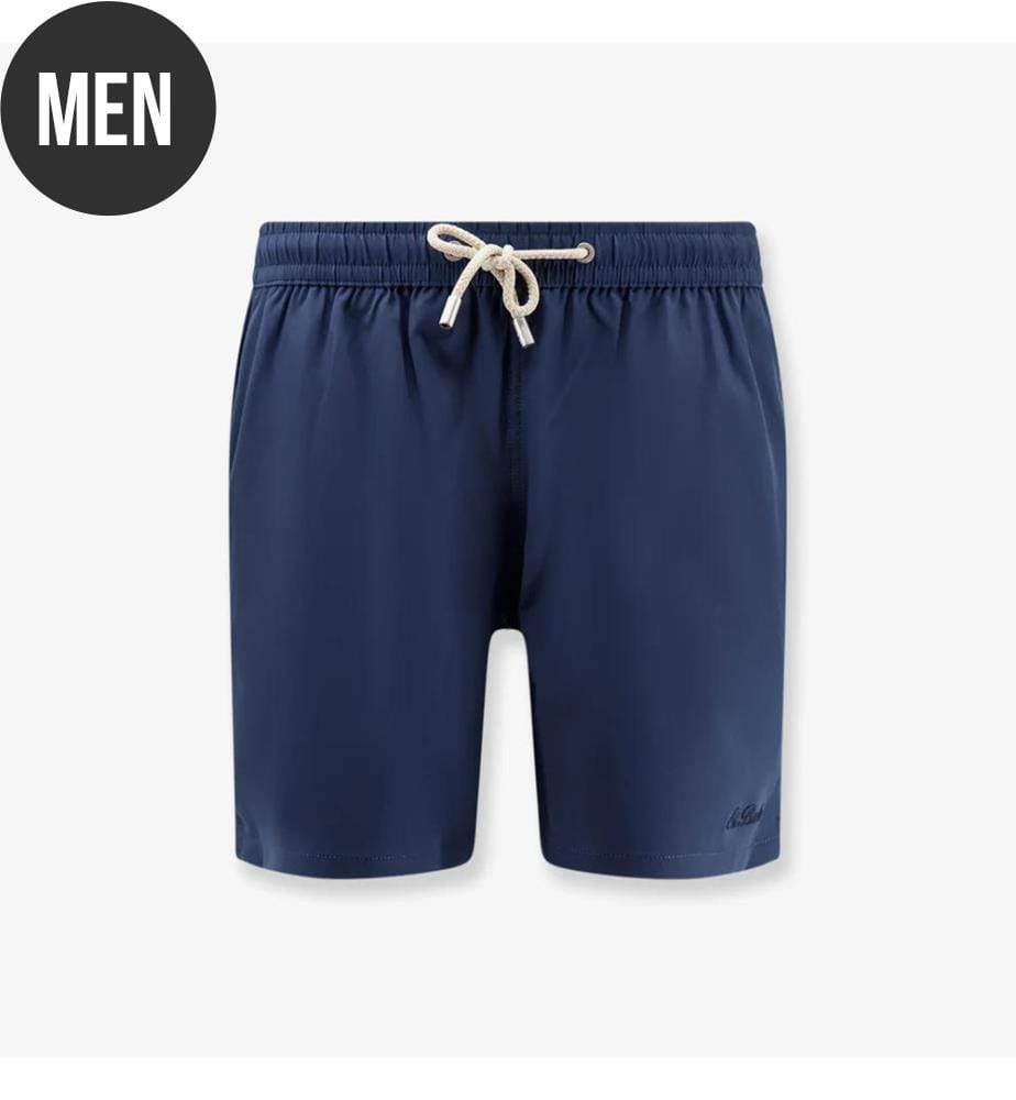 Comfort recycled nylon swim trunks - Blue