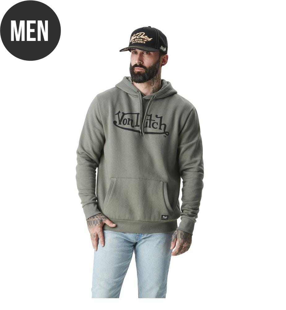 Logan Printed Hoodie - Grün