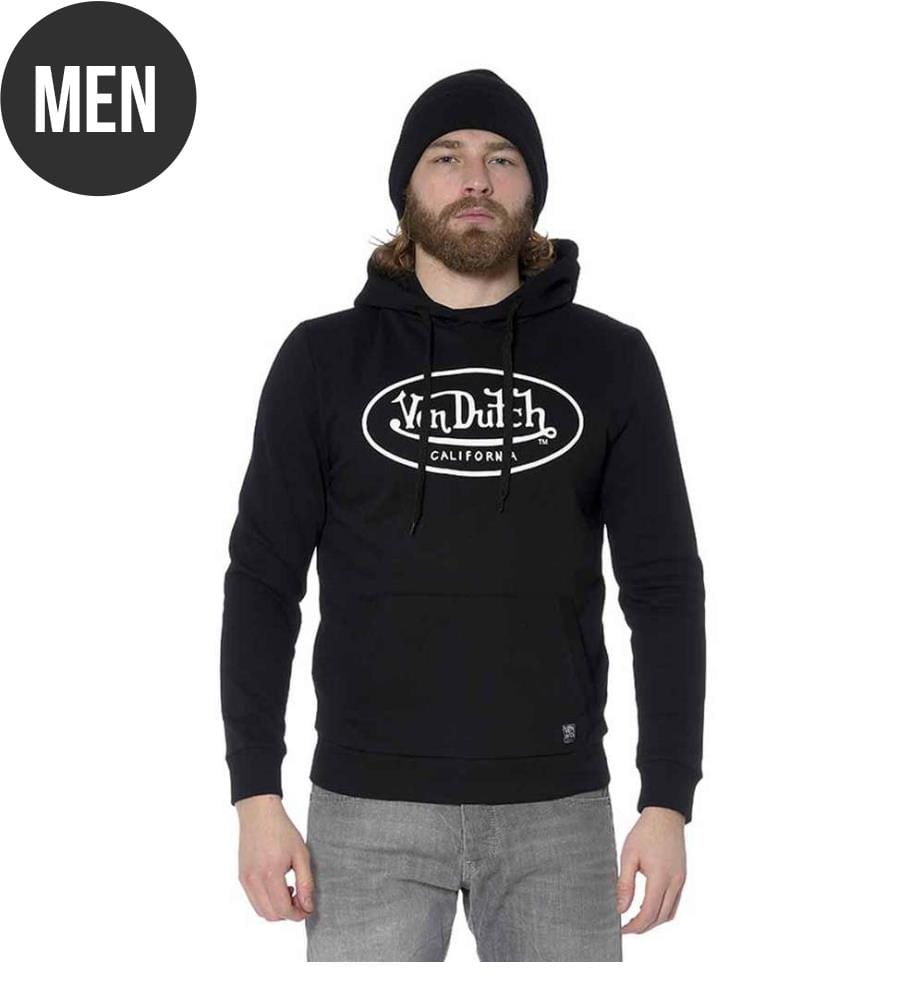 Brand Fleece Hoodie - Schwarz