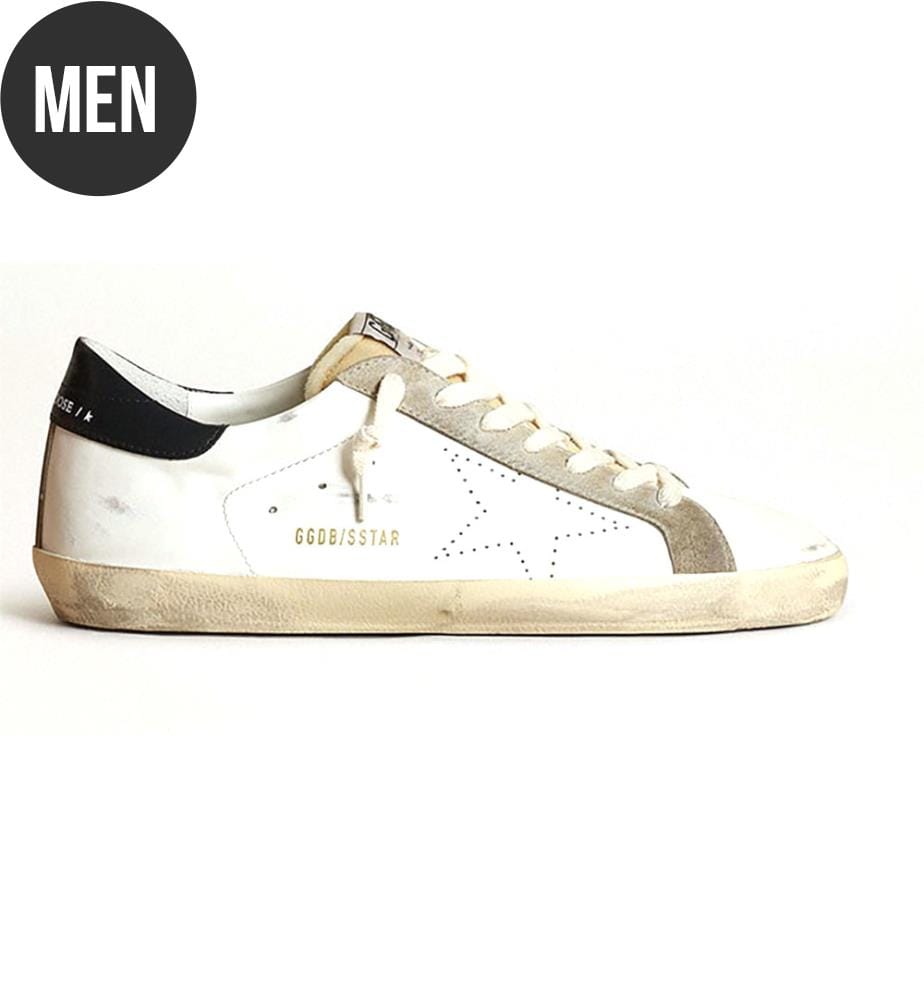 Baskets Super Star - Blanc, Jaune, Taupe et Bleu nuit