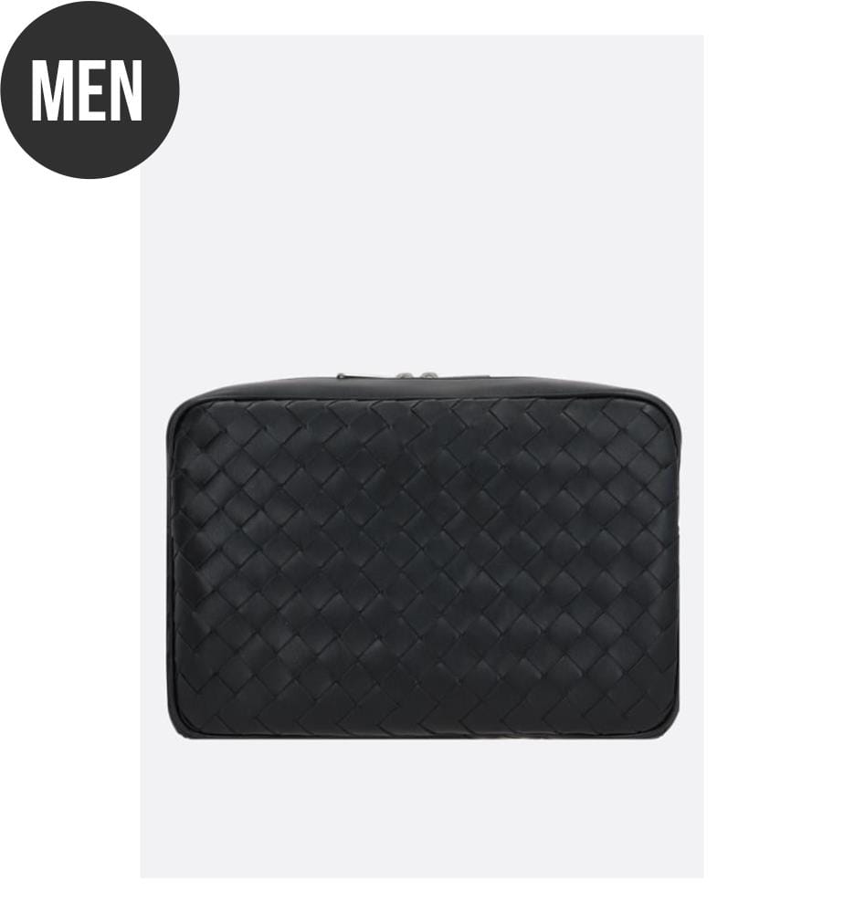 Mittelgrosse Tasche - Schwarz / Silber