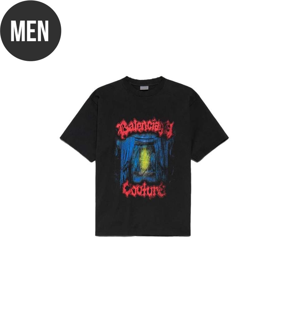 Salon De Couture T-Shirt in mittlerer Passform – Schwarz