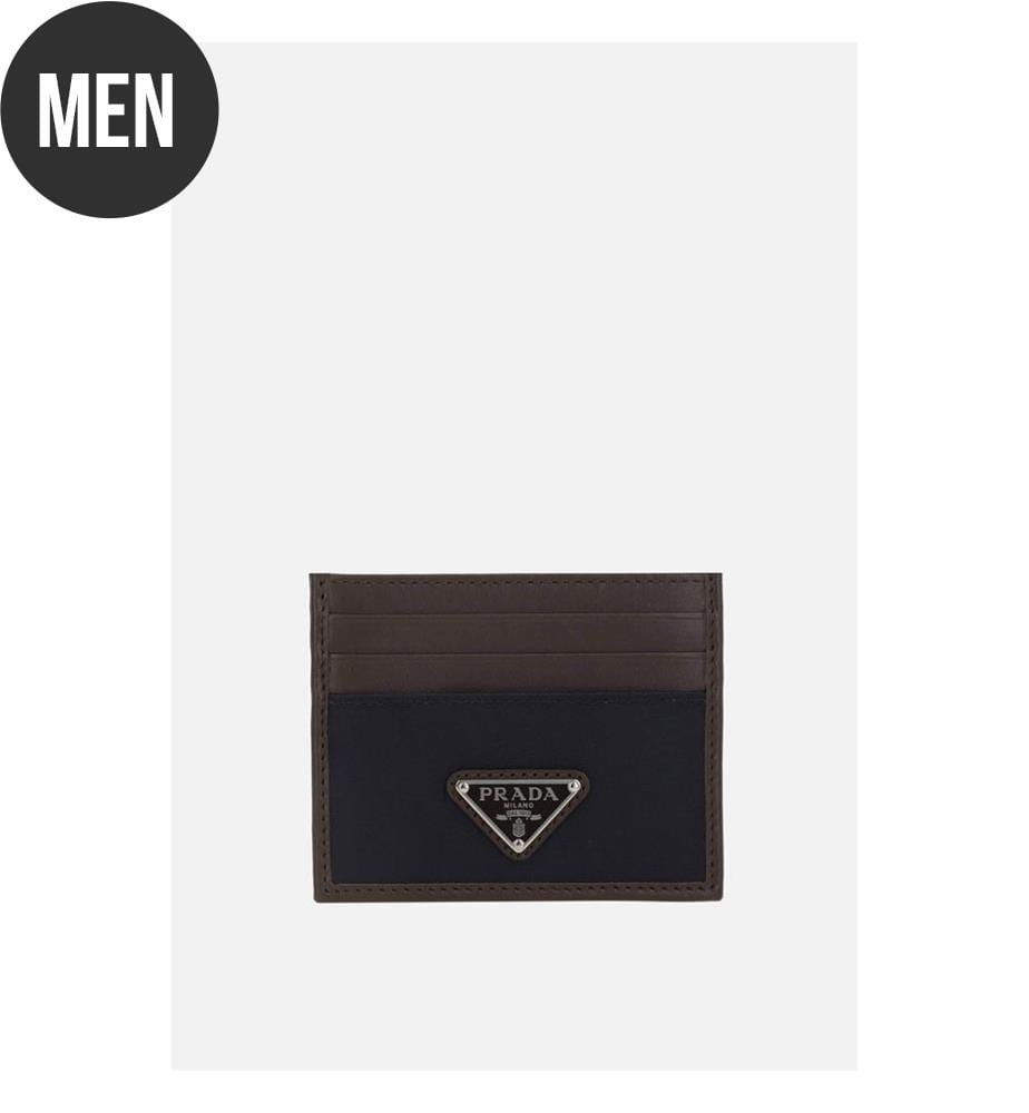 Porte-cartes Speedrock en Re-Nylon et cuir – Bleu