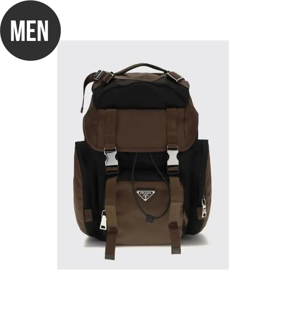 Re-Nylon-Rucksack – Schwarz und Burnt