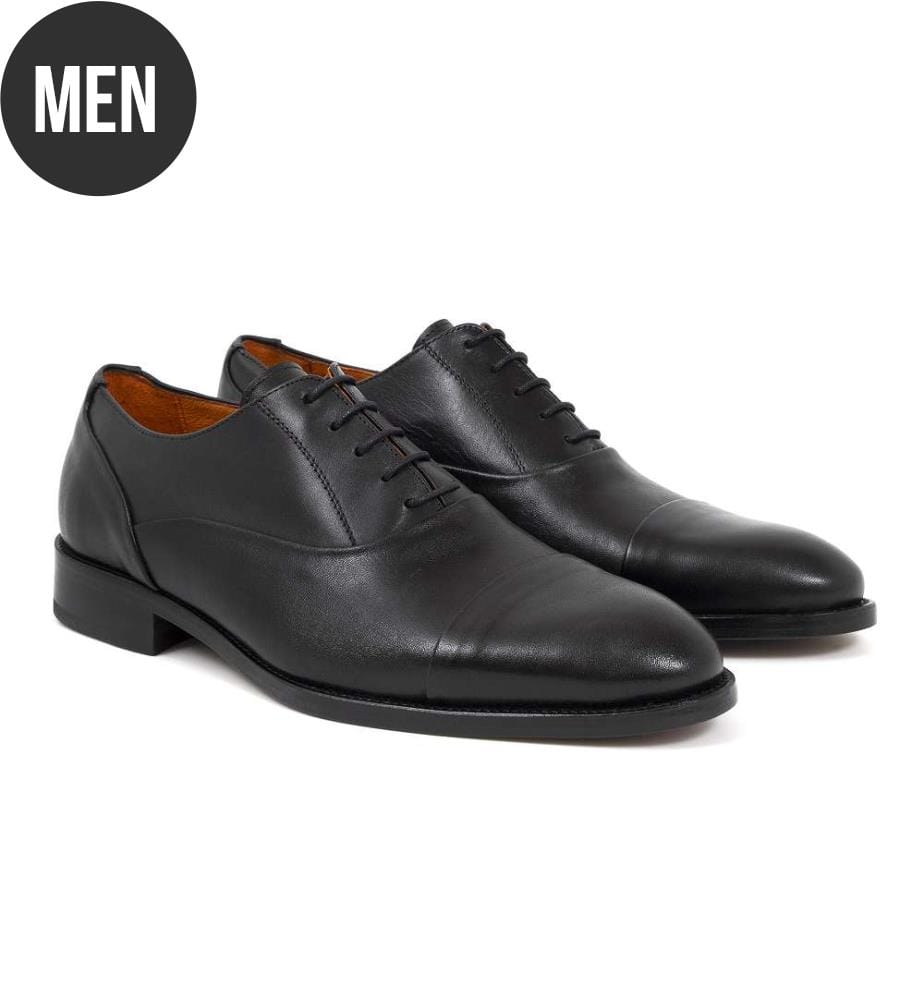 Oxford en Cuir -  Noir