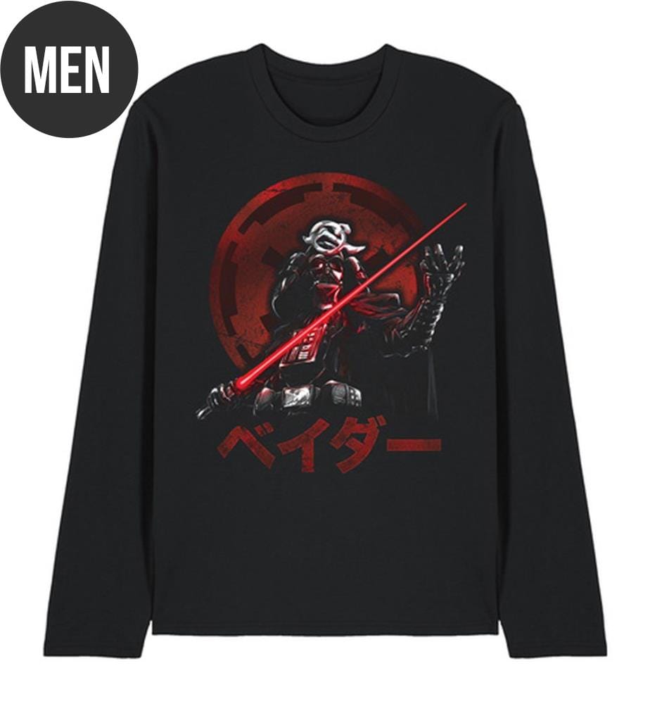 Langarm-T-Shirt – Schwarz