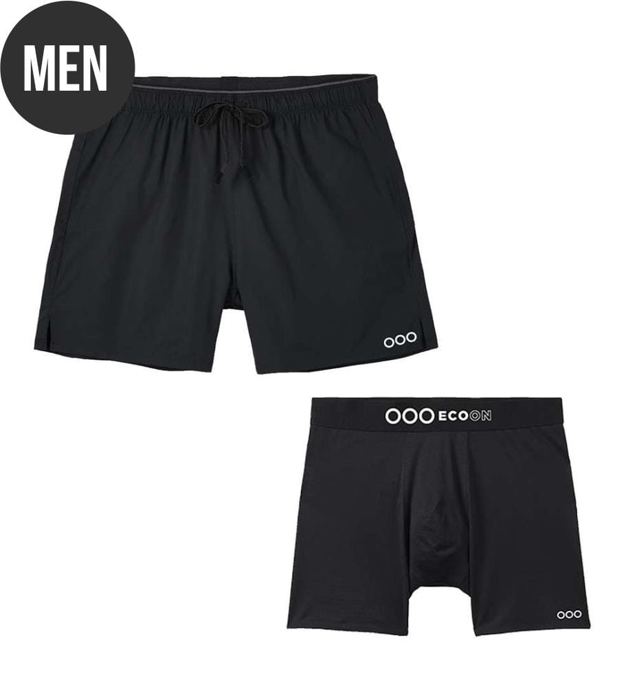 Pocketed Short mit intelligenter Kompression Milan - Schwarz