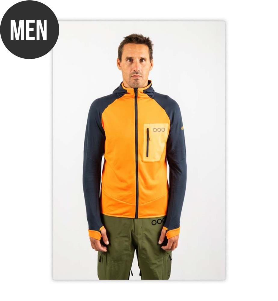 Ecoactive Light Insulated Jacket With Cap - Orange and Blue