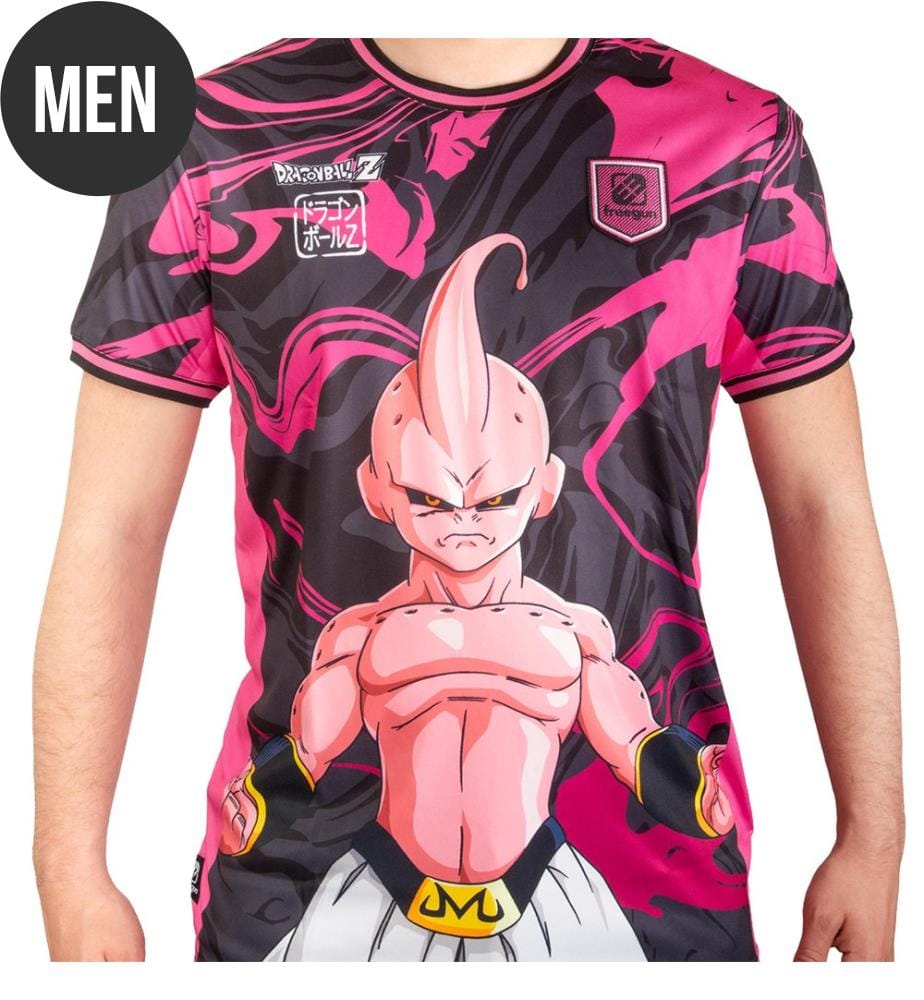 Maglietta in microfibra Dragon Ball Z Buu - Fucsia e nero