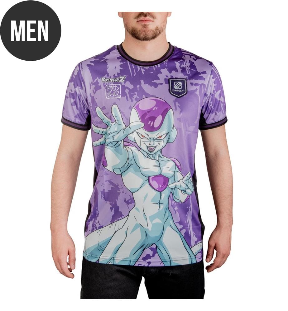 Dragon Ball Z Freezer T-Shirt – Violett und Hellblau