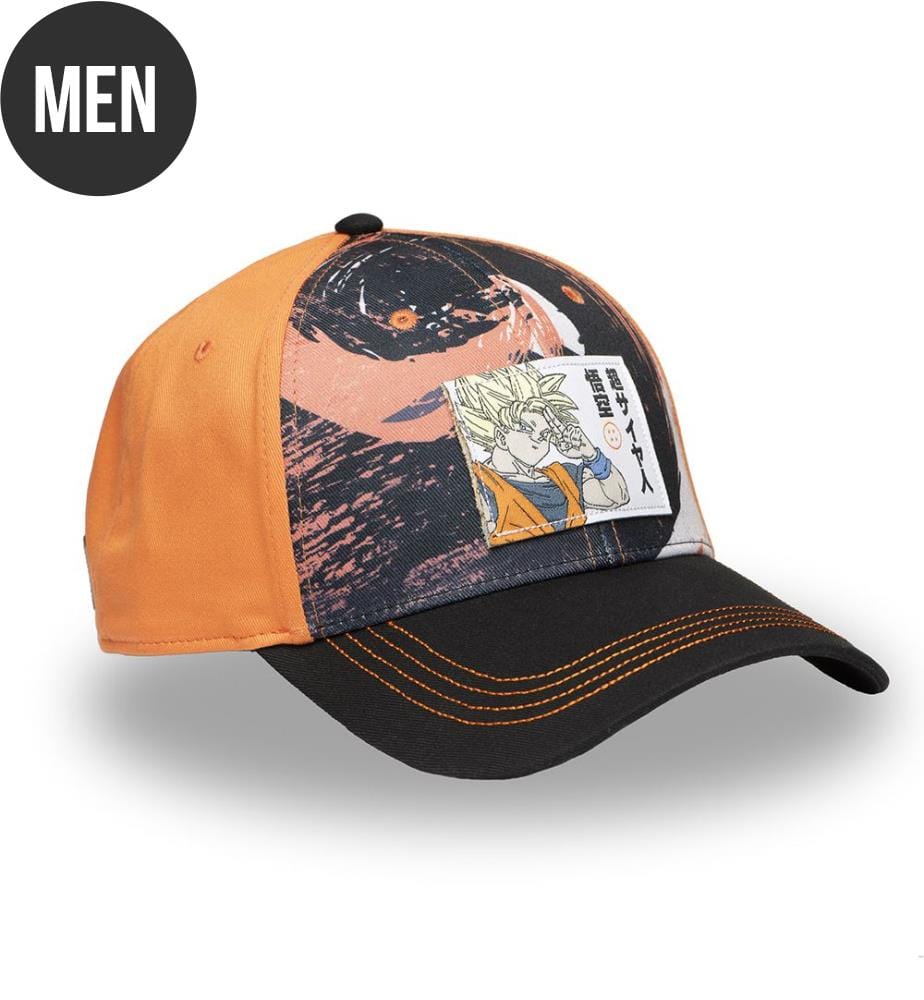 Dragon Ball Z Goku Baseballkappe - Schwarz, Orange