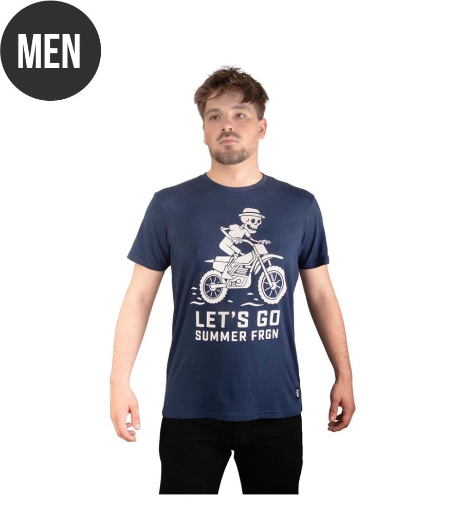 Jersey T-Shirt - Dunkelblau