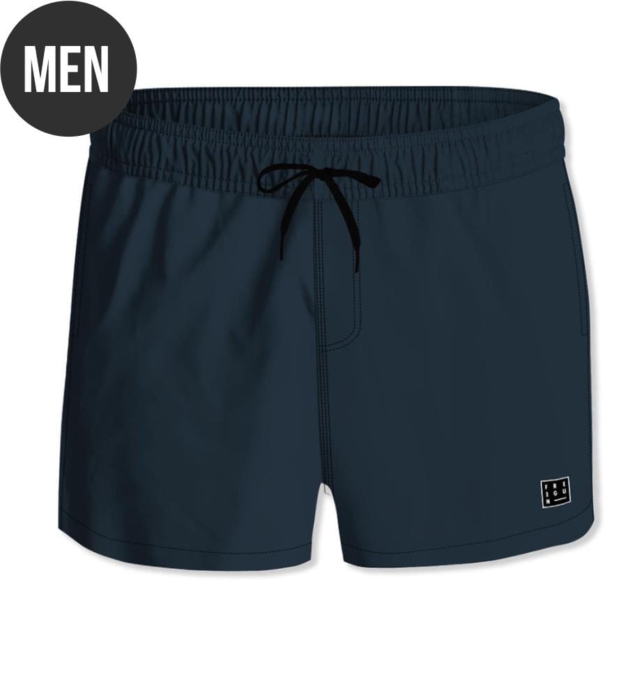 Kurze Badeshorts - Blau