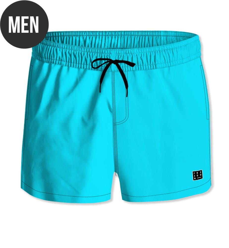 Kurze Badeshorts - Blau
