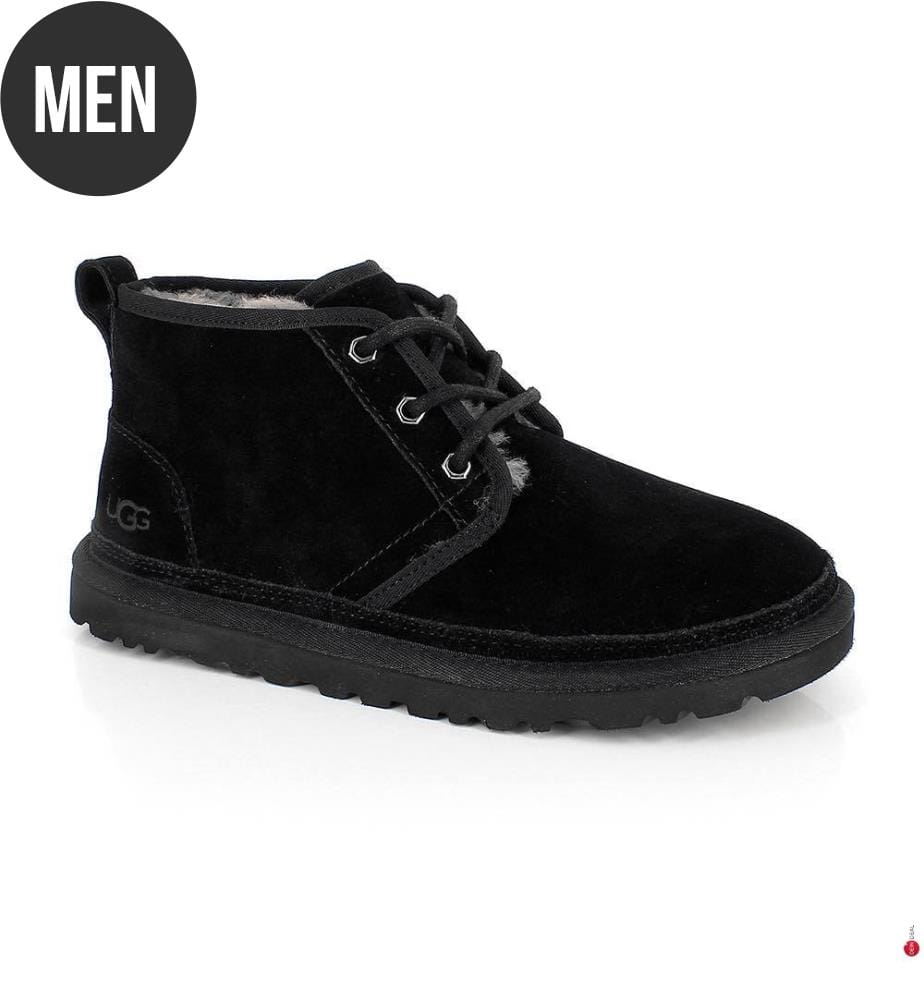 Leder-Stiefeletten M Neumel - Schwarz
