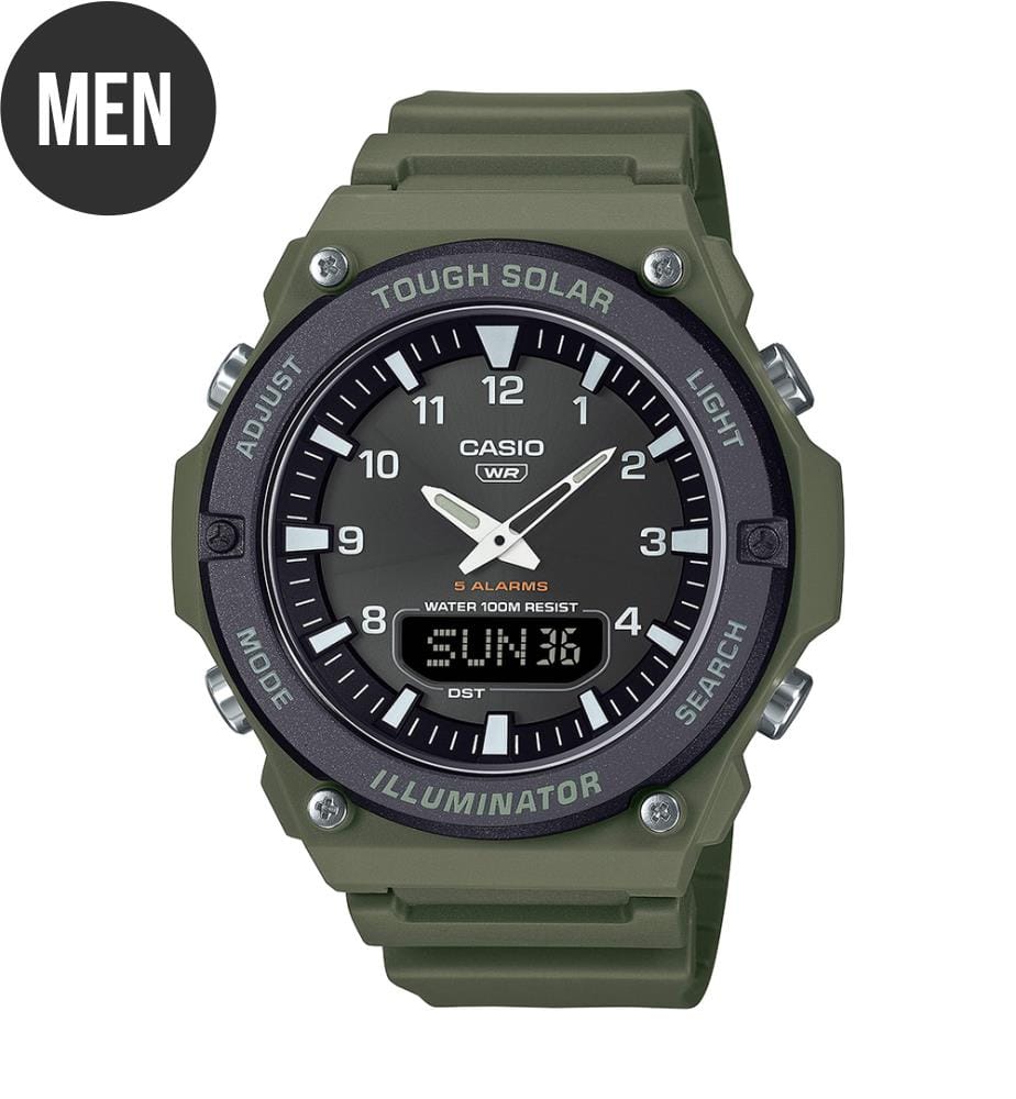 Montre solaire verte - 50mm
