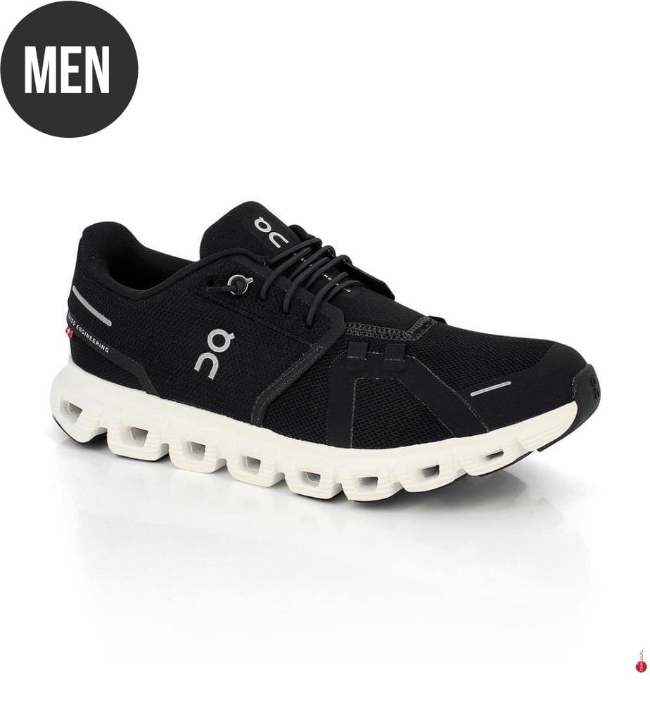 Baskets Cloud 6 - Noir et Blanc