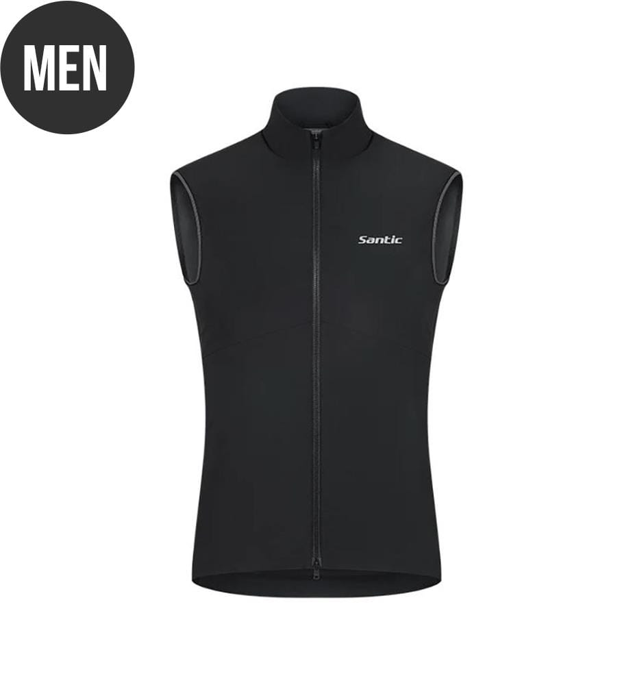 Winddichte Radsportweste -2-8°C - Schwarz