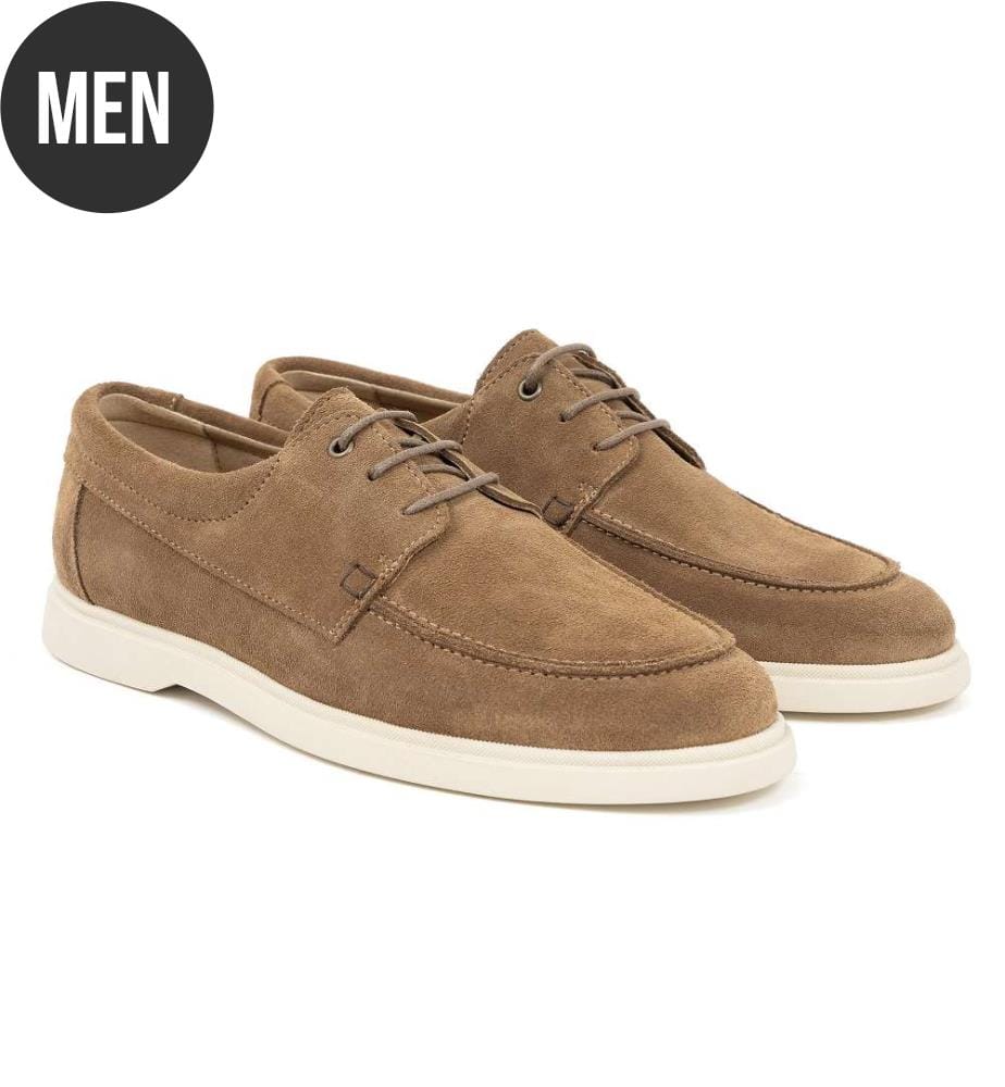 Derby-Schuhe - Hellbraun