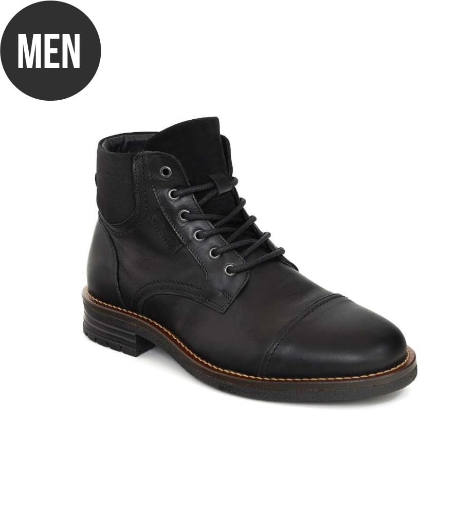 Lederstiefel - Schwarz