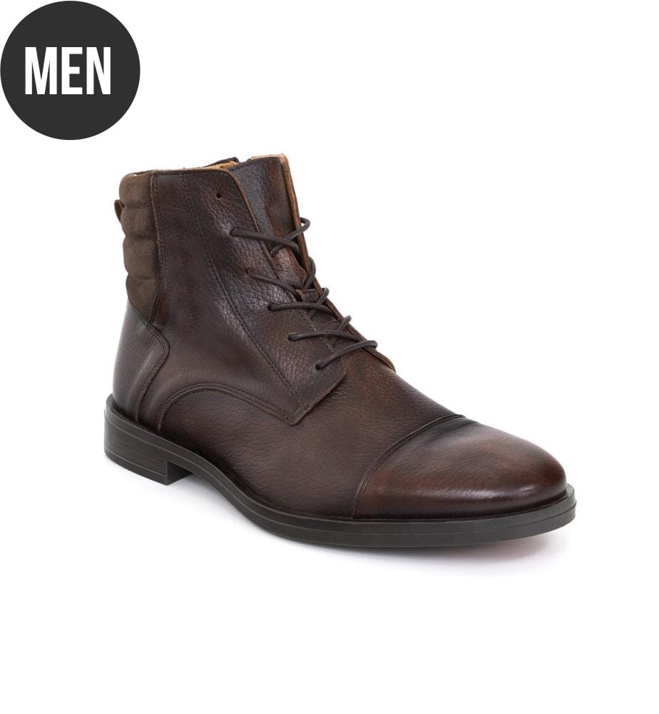 Lederstiefel - Braun