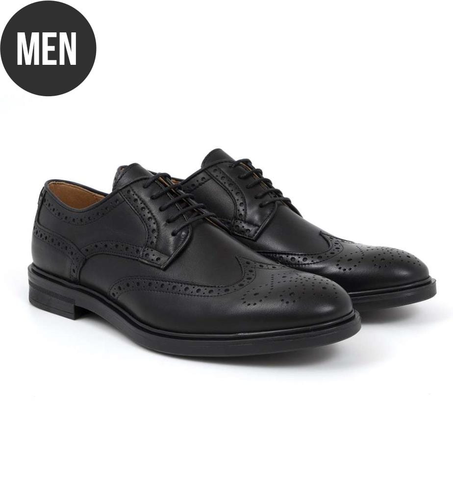 Derby-Schuhe - Schwarz
