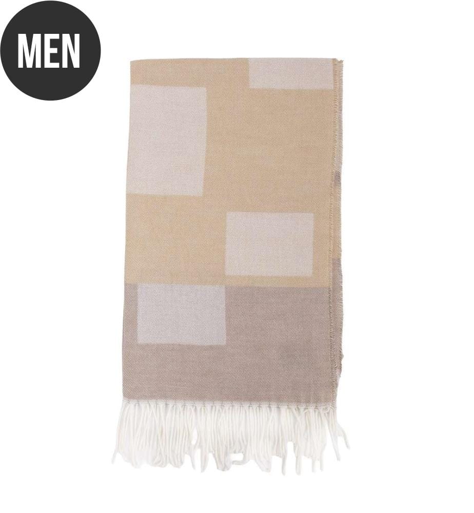 Buf Micua Schal - Beige und Taupe