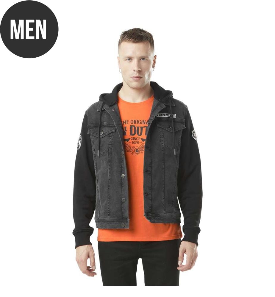 Dutch Used Jeansjacke – Schwarz