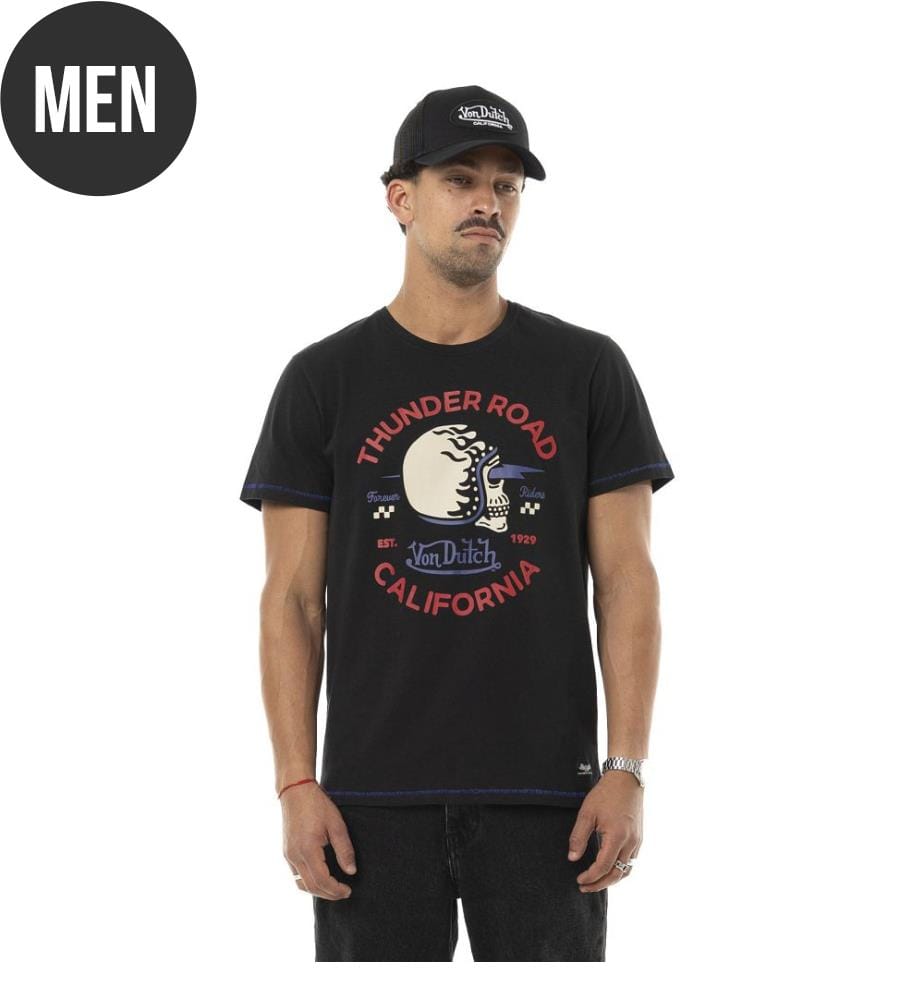 T-shirt - Black / Blue / Red