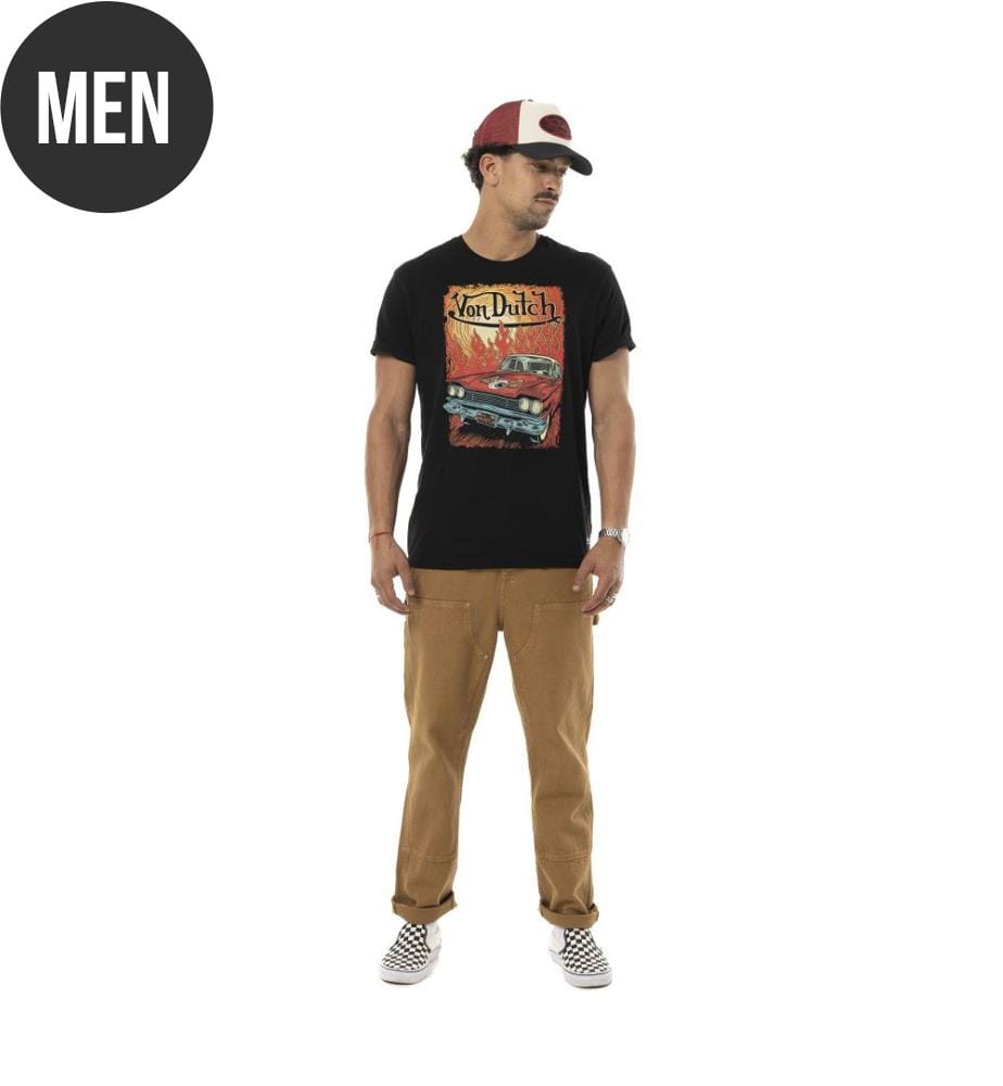 T-shirt - Black / Red / Orange