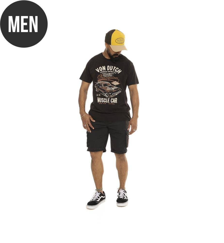 T-shirt - Black / White / Burgundy